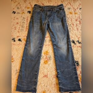 American Eagle Extreme Flex 4 Original Straight Jeans Medium Wash Size 30x30